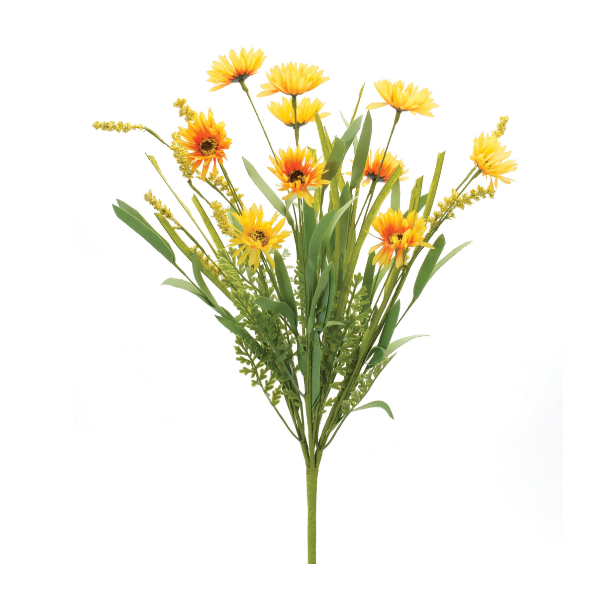 Mixed-daisy-bush-(set-of-6)-Artificial-Flowering-Plants