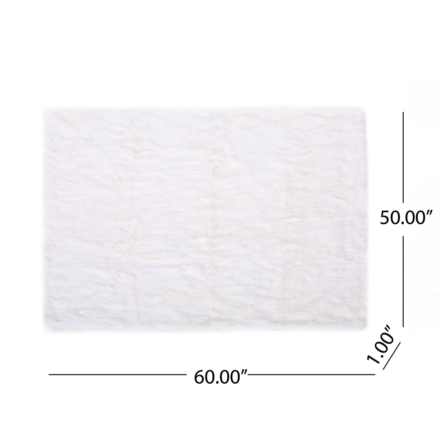Cozy throw blanket - white