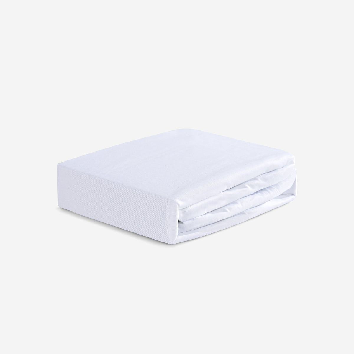 Hyper-Linen Crib Sheet with Powerband® - White