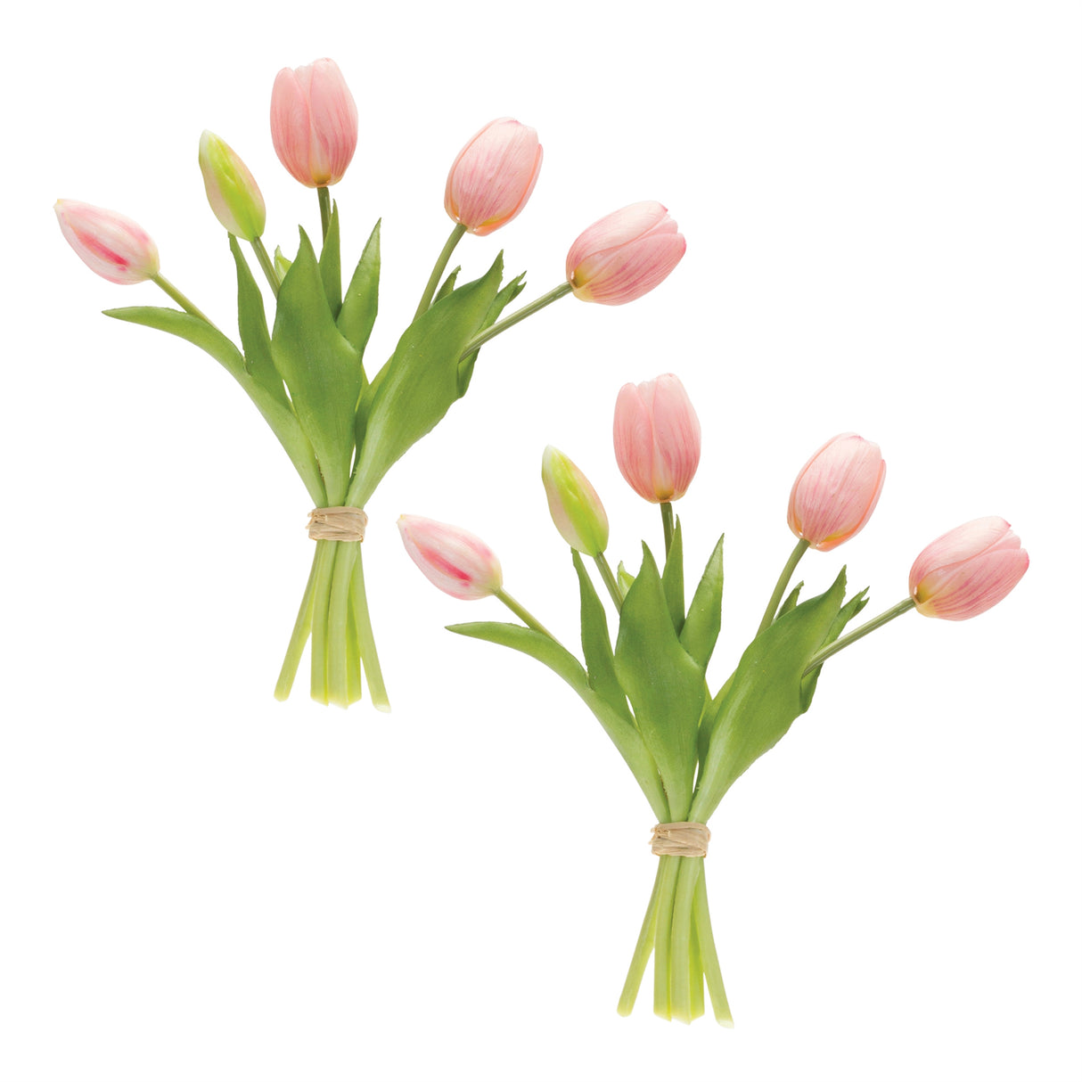 Pink tulip floral bundle (set of 2)