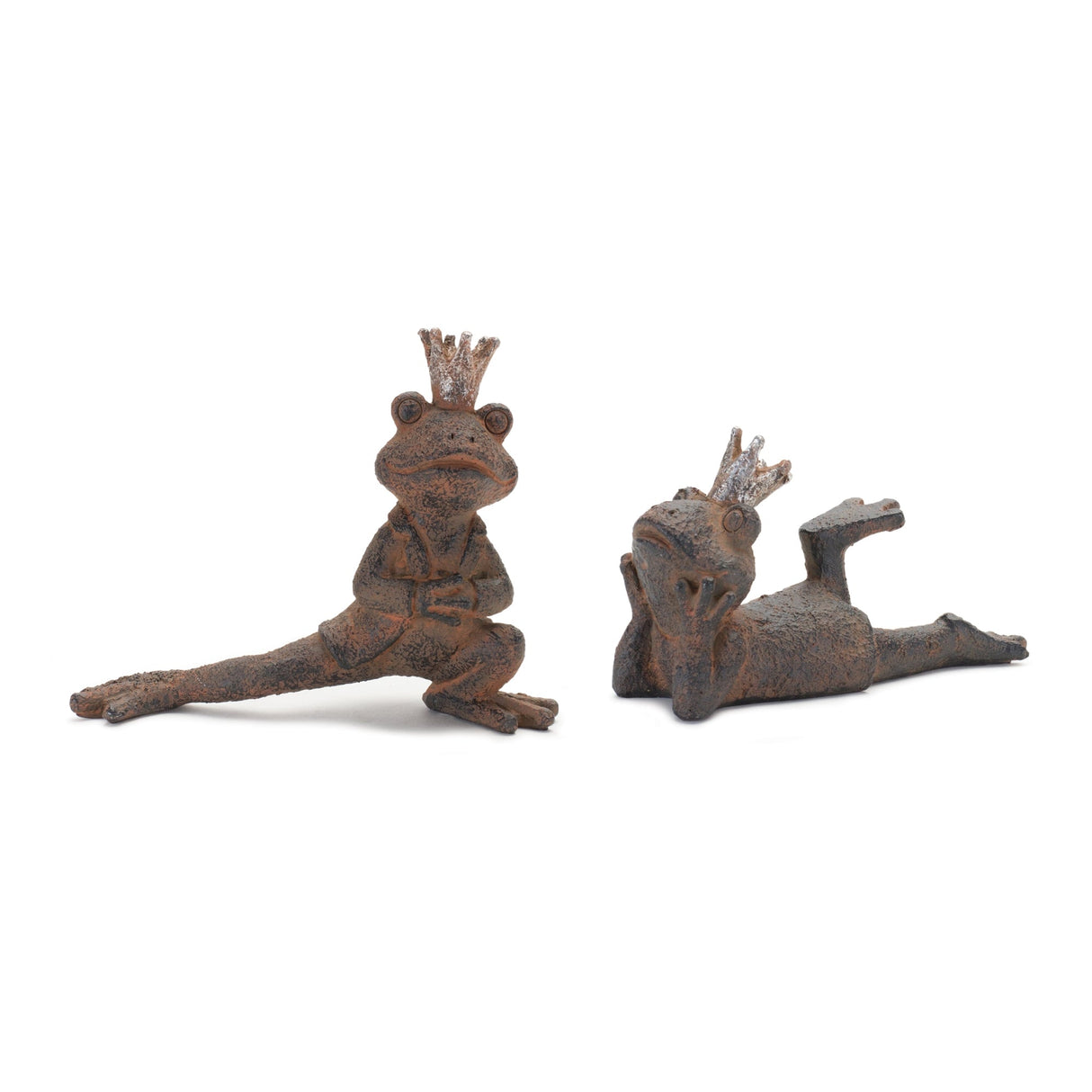 Royal-lounging-frog-figurine-(set-of-6)-Figurines