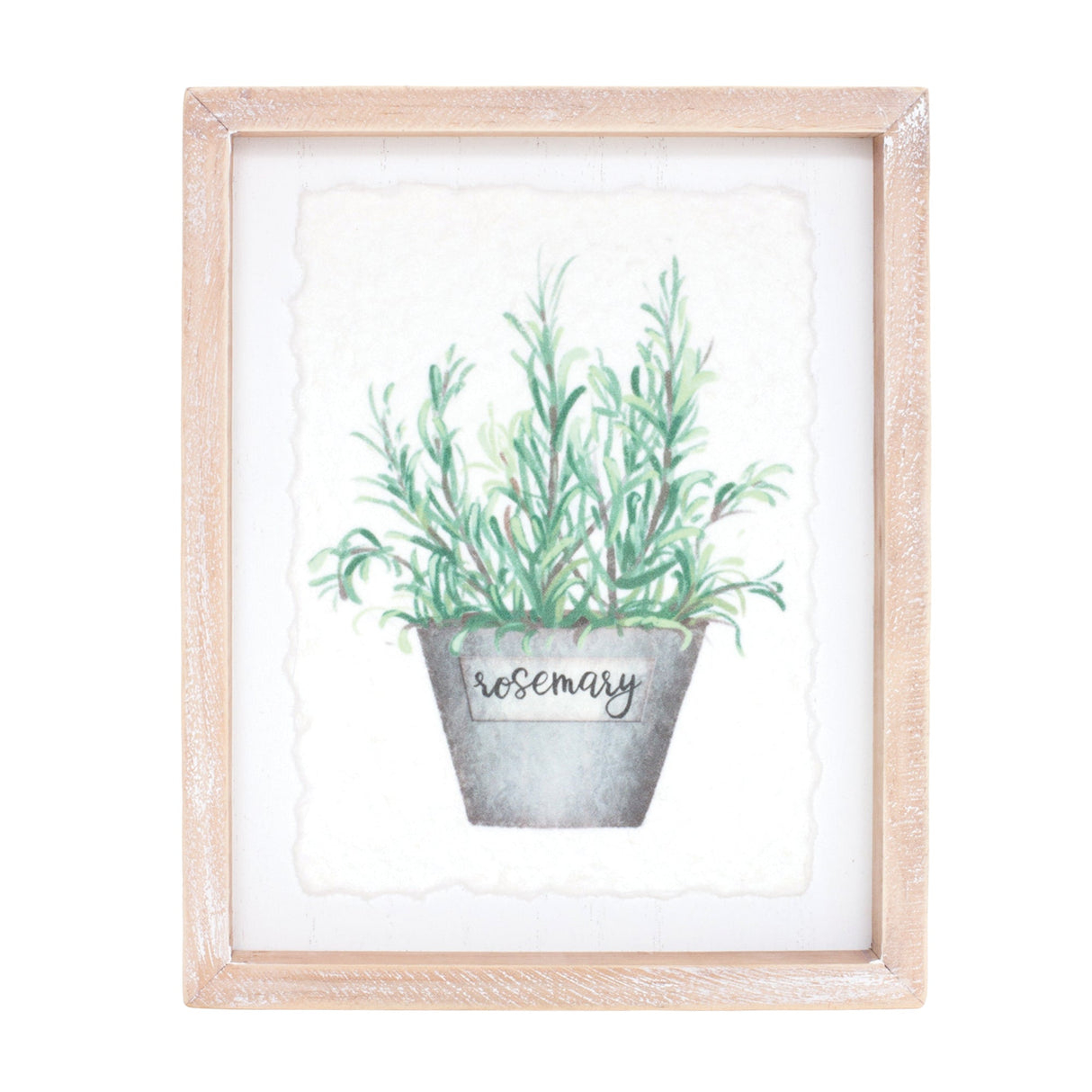 Framed Watercolor Herb Print (Set of 4)