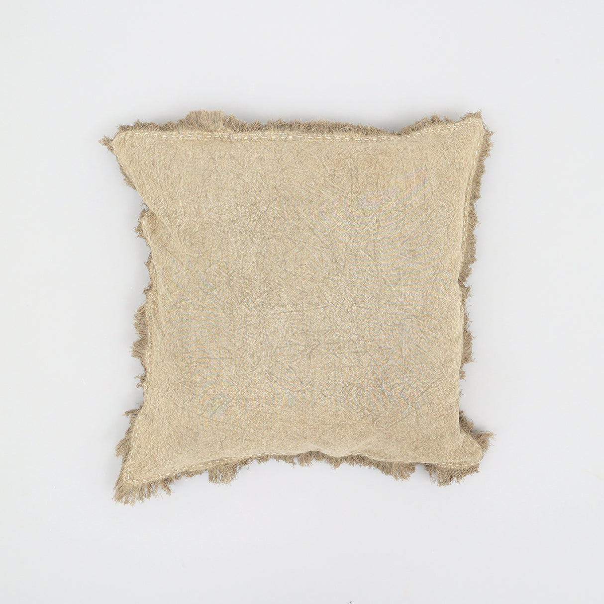 Stonewashed-Linen-Throw-Pillow-with-Handworked-Edges-&-Fringe--22X22'-