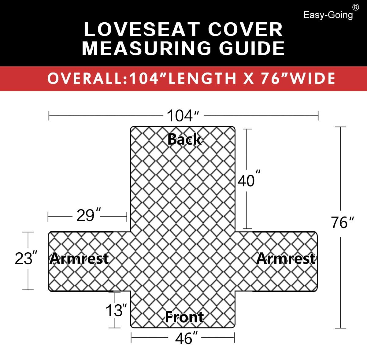Water Resistant Reversible Couch Cover