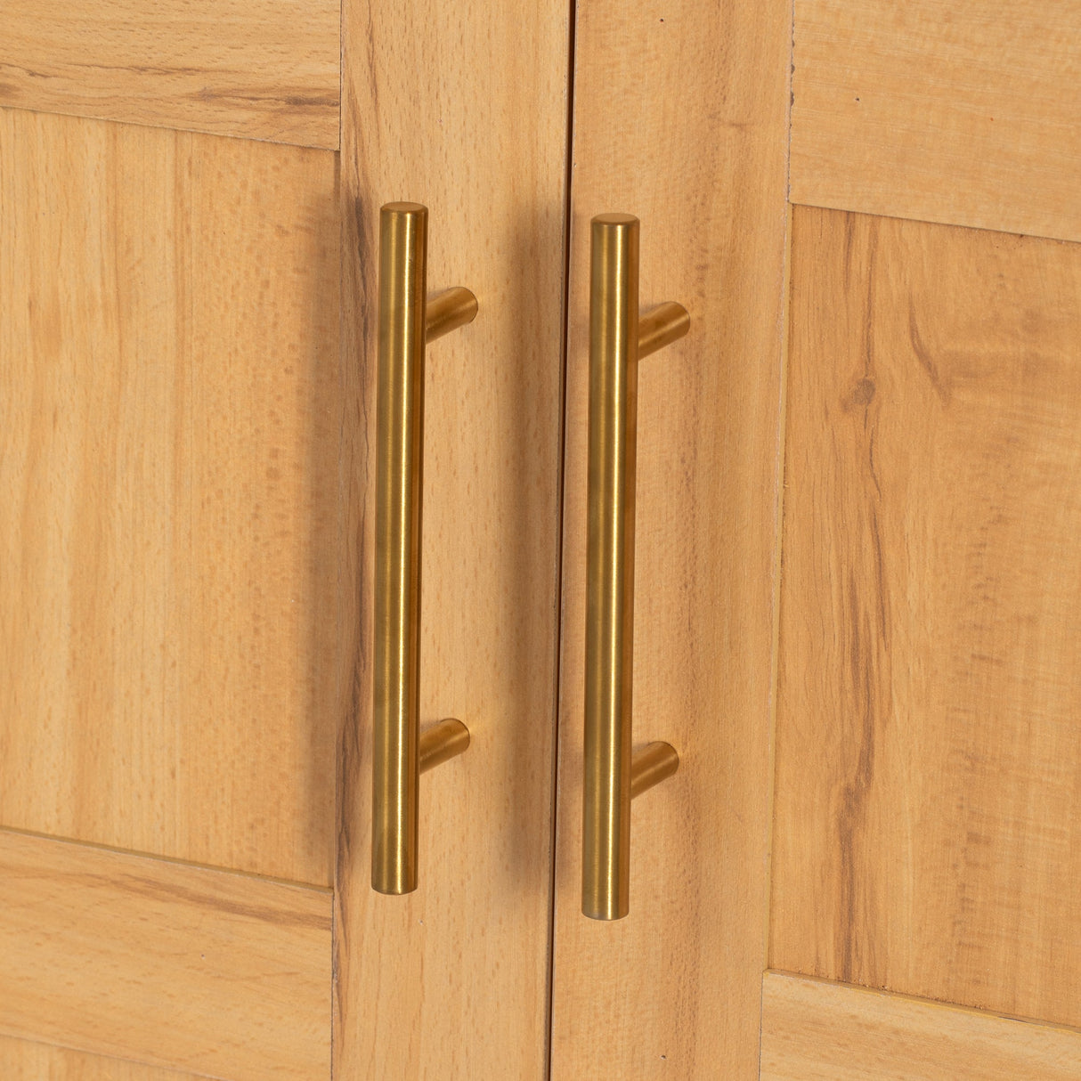 K&K 71' Tall Arched Kitchen Pantry Cabinet with Adjustable Shelves