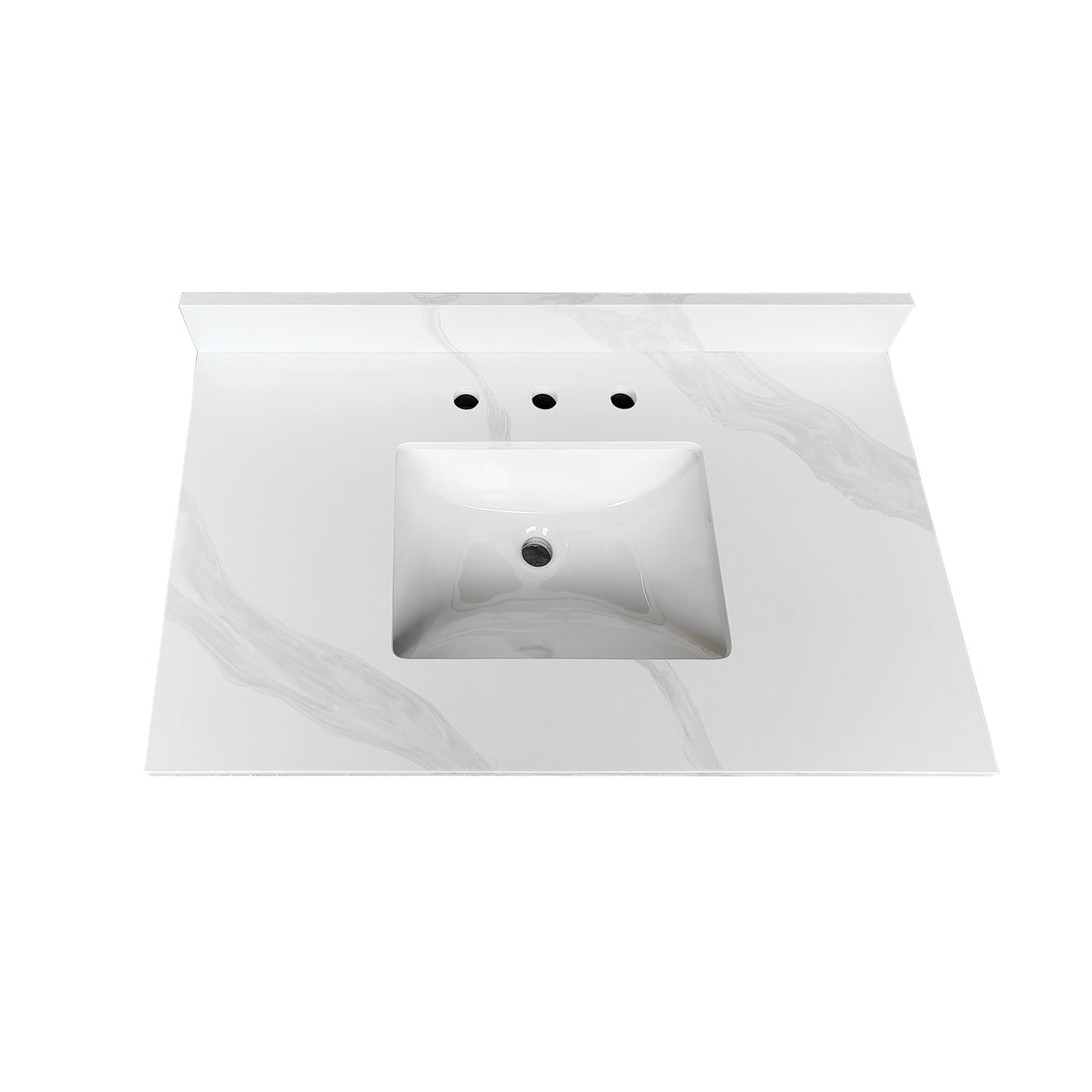 37-Inch Quartz Bathroom Vanity Top