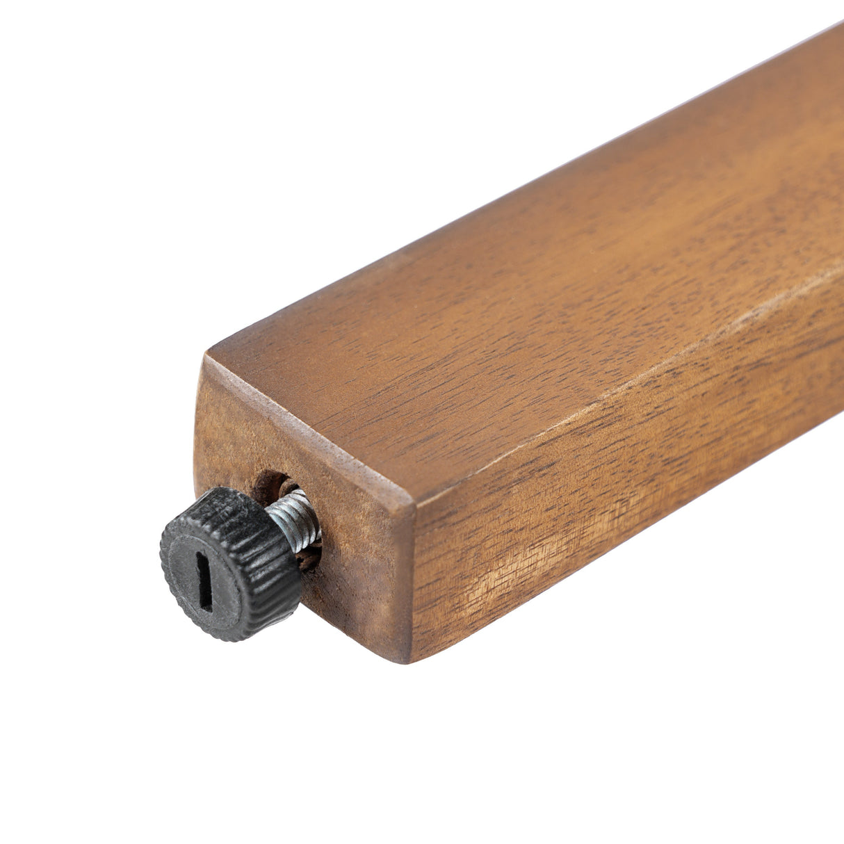 Durable Outdoor Dining Chair with Acacia Wood Frame, Handwoven Wicker Seat, Brown Finish, Patio Garden Furniture, (Compatible with Matching Table) Set of 2