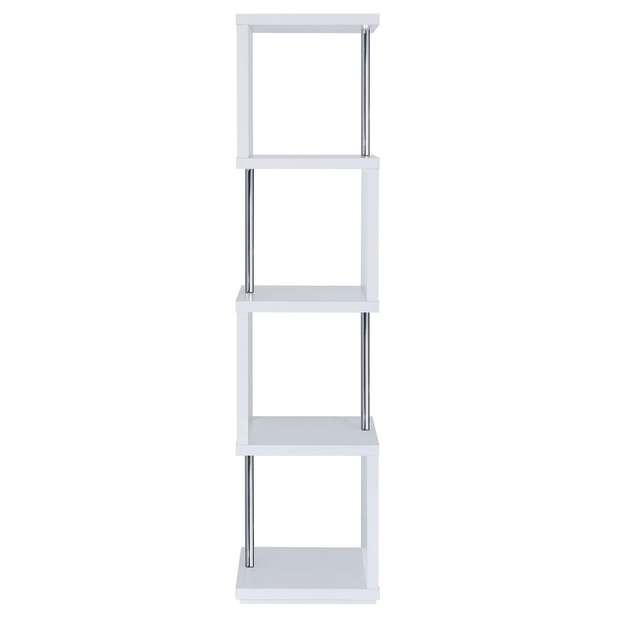 4 Tier Bookcase With Accents