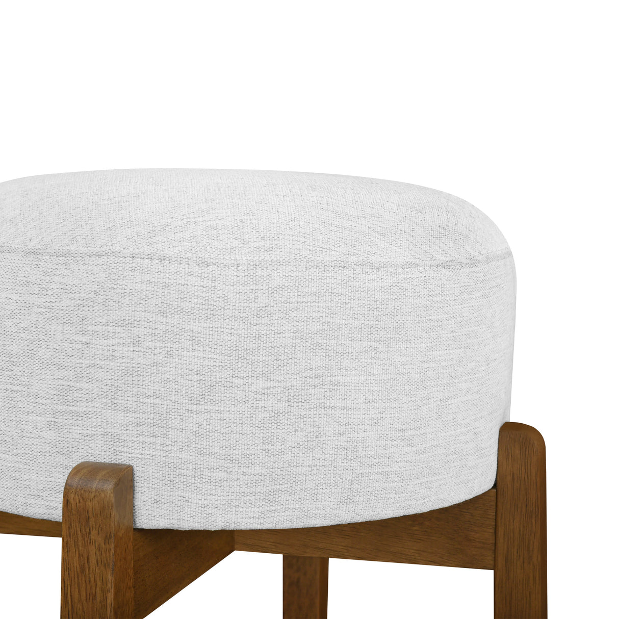 Vera Indoor Wooden Upholstered Barstool - Dark