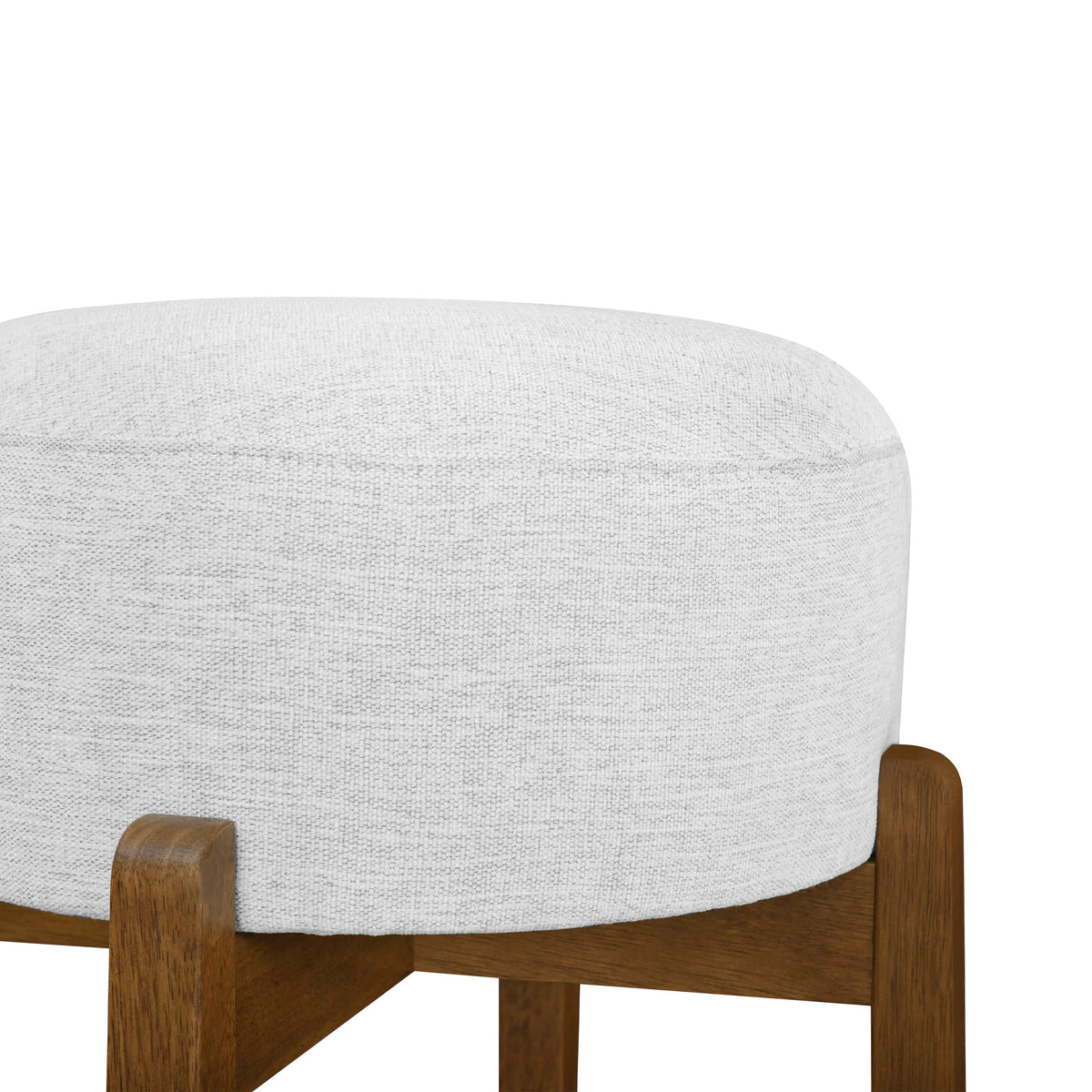 Vera Indoor Wooden Upholstered Barstool - Dark