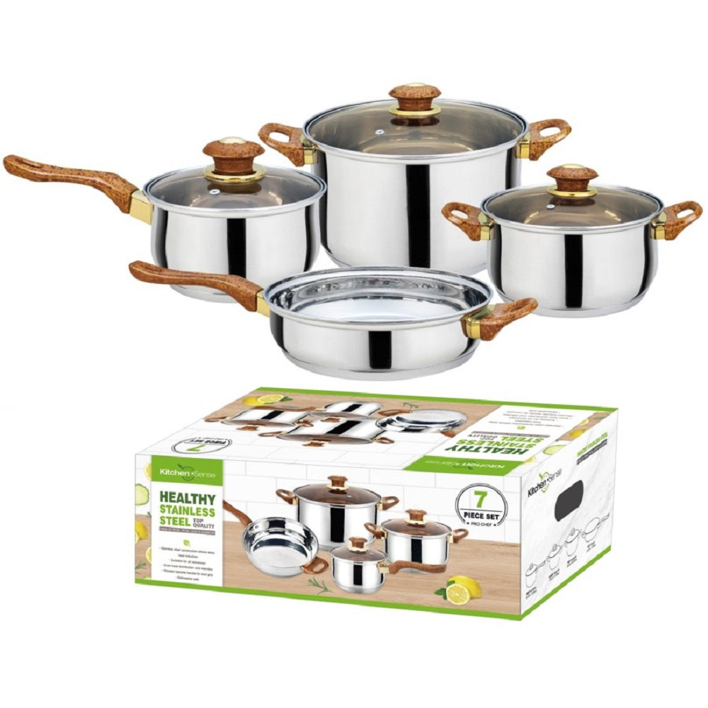 Stainless-Steel-Cookware-Pots-and-Pans-Set,-7-Piece-Set-Cookware