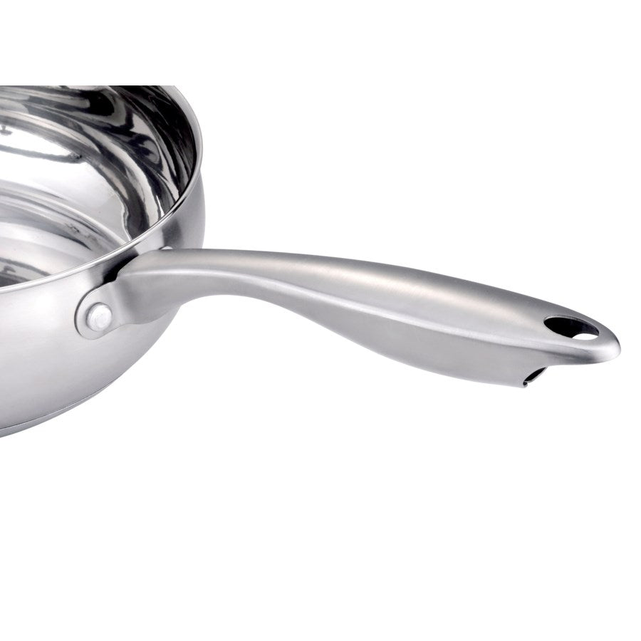 Stainless Cookware 9.5-Inch Fry Pan with Lid