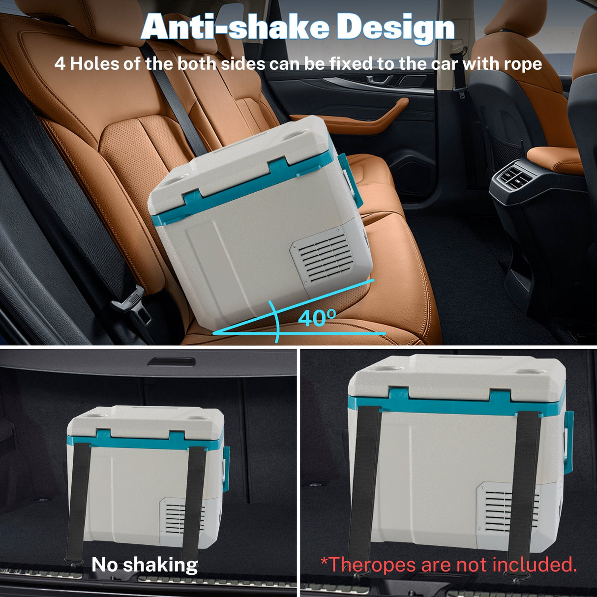MC20 Portable Car Fridge (45W 19L) for Camping