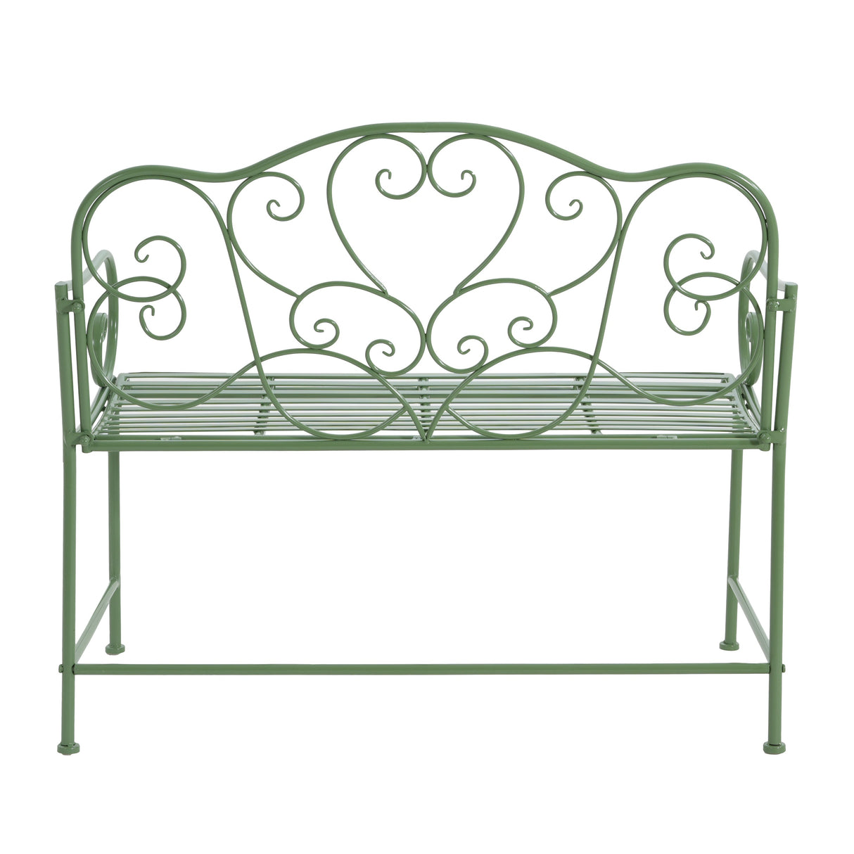 Sunnydaze Outdoor Garden Bench - Green