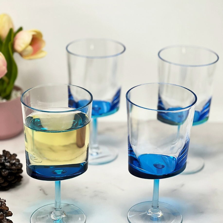 Oval-Halo-Plastic-Wine-Glasses-Set-of-4-(12oz),-BPA-Free-Acrylic-Wine-Glass-Set-Drinkware