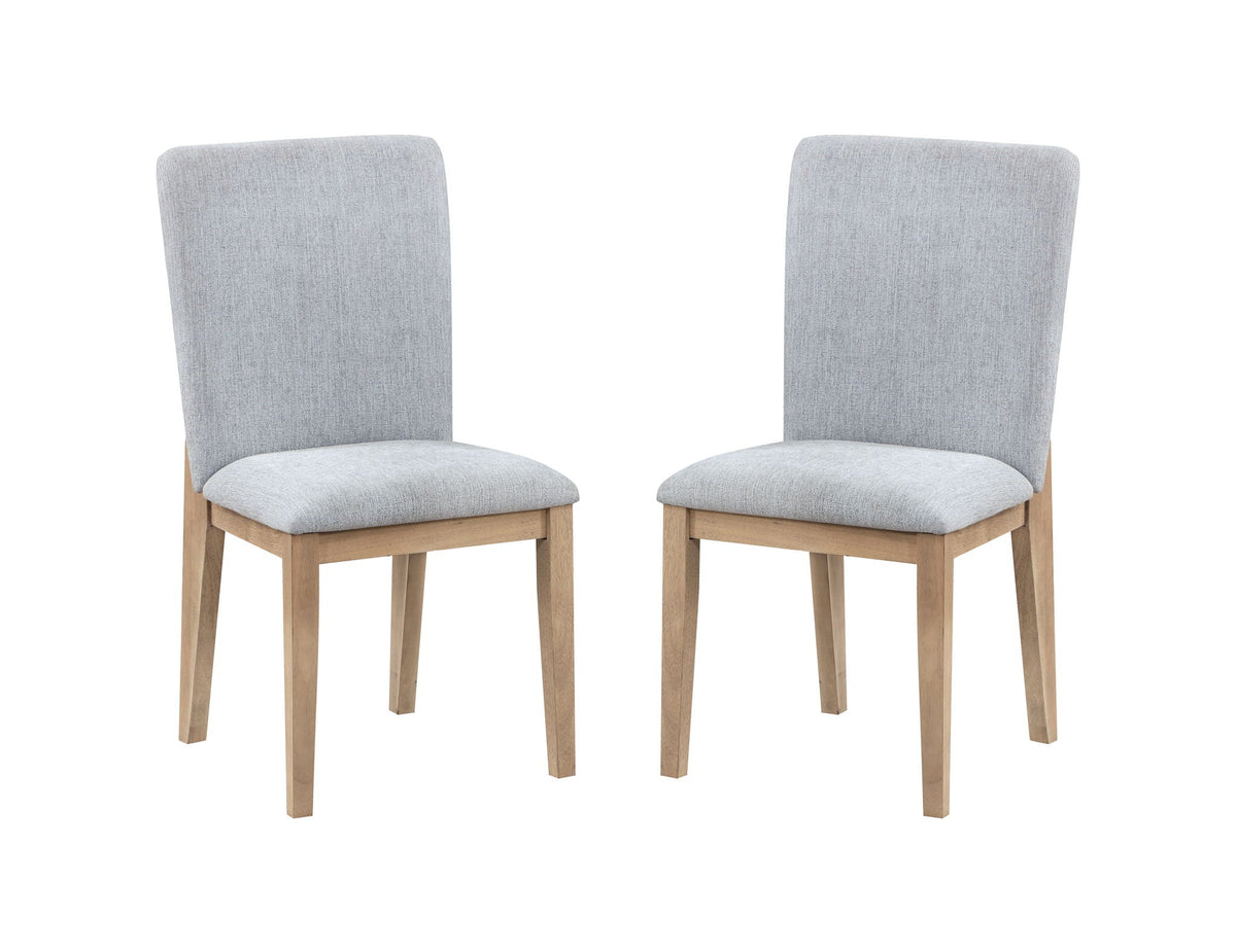 Caspian - And Oak Finish Dining Chair (Set of 2) - Gray