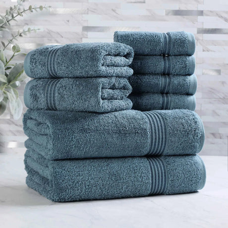 Heritage-Egyptian-Cotton-Plush-Heavyweight-8-Piece-Towel-Set-Egyptian-Cotton-Towel-Set