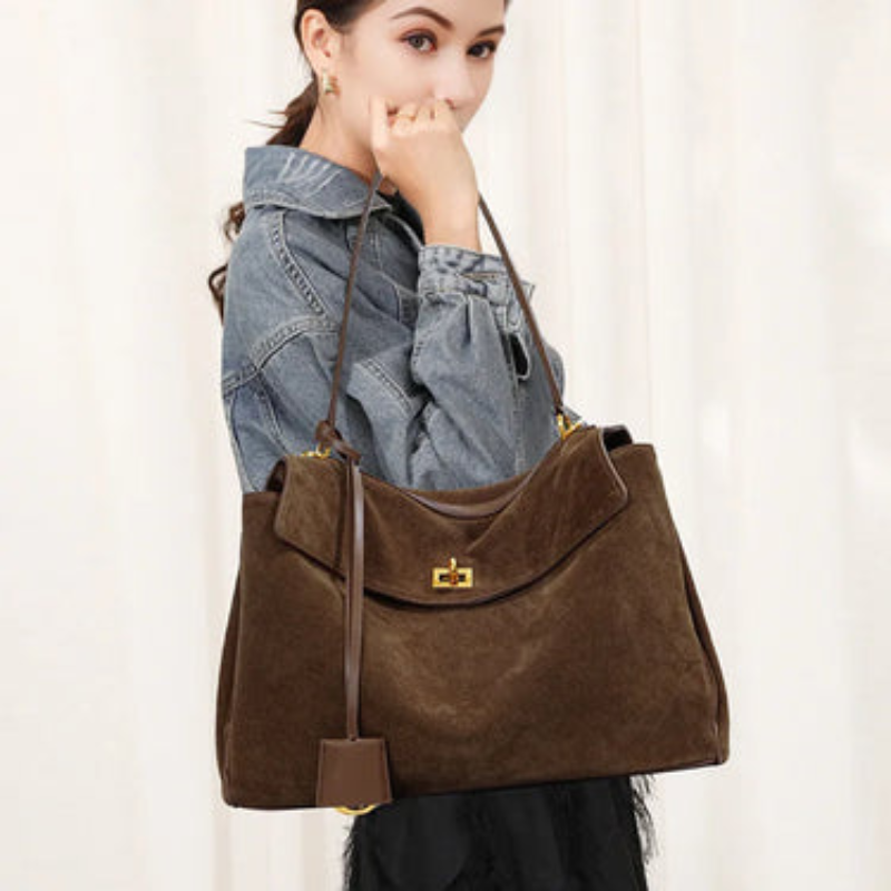 Large Rectangular Shoulder Handbag