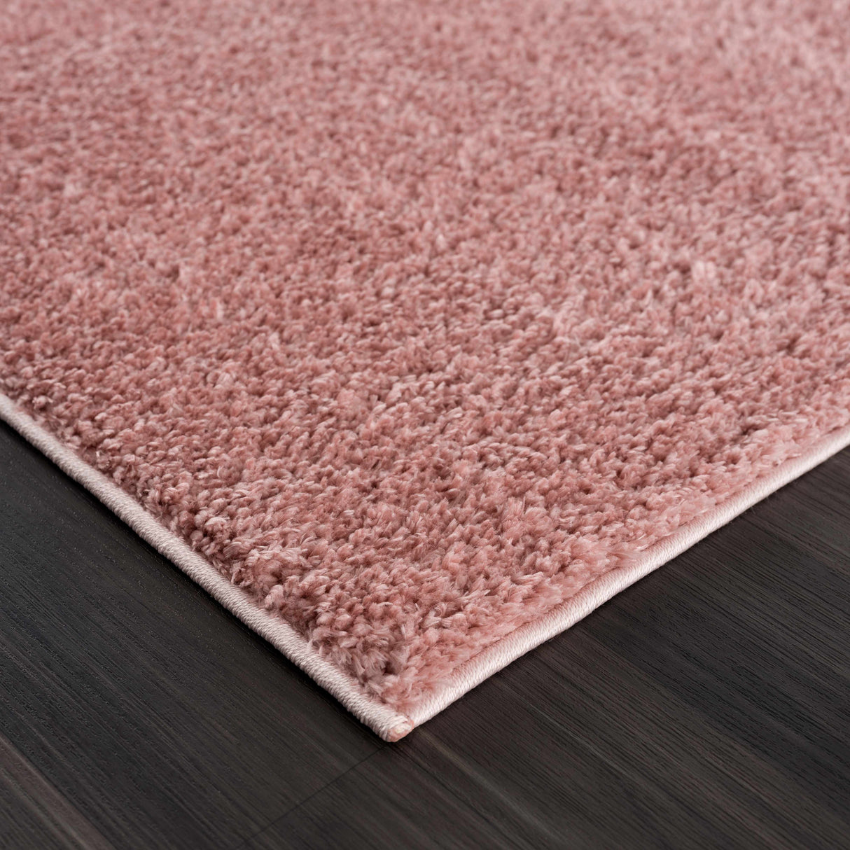 Judy Pink Plush Washable Area Rug - Clearance