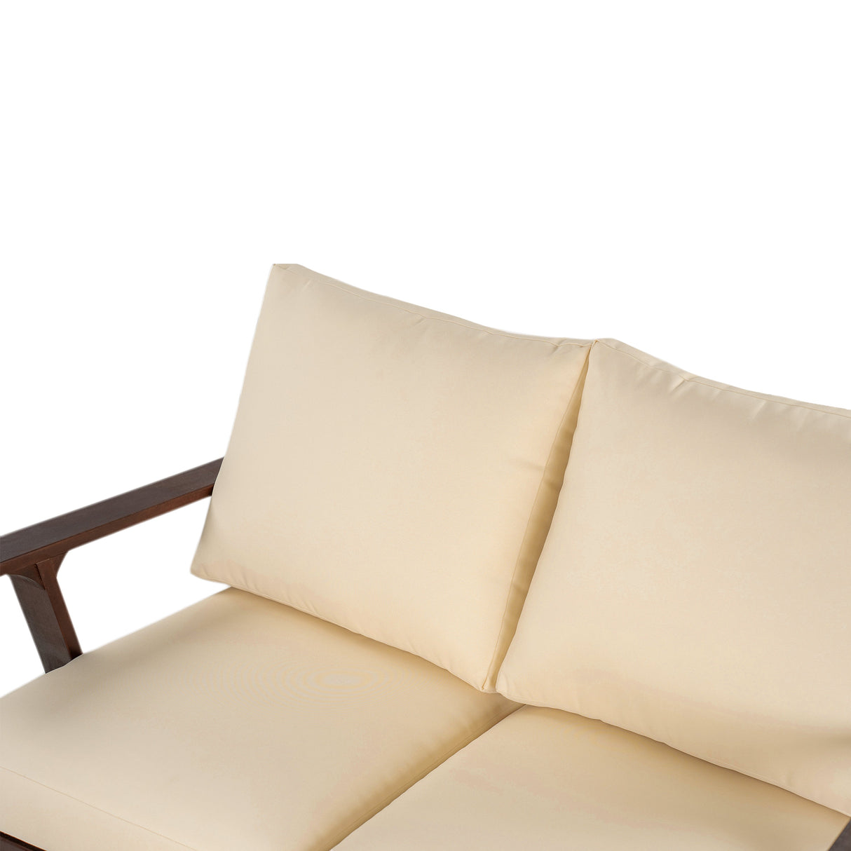 4-Piece Outdoor Sofa Set with Cushions and Coffee Table