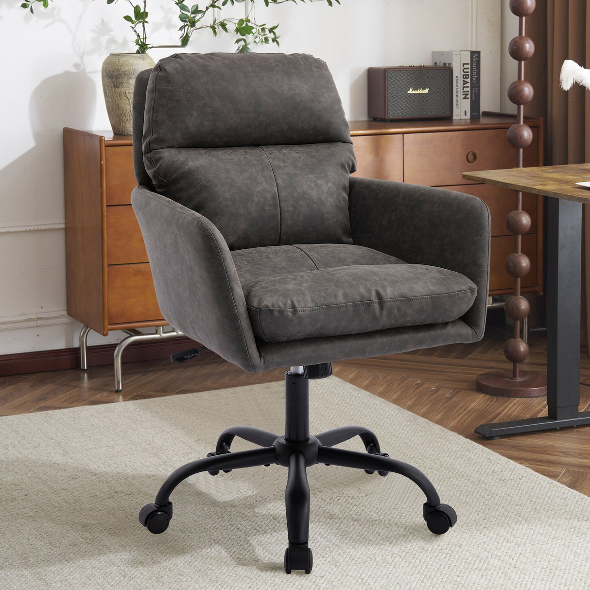 Office Chair With Adjustable Height, Ergonomic Design