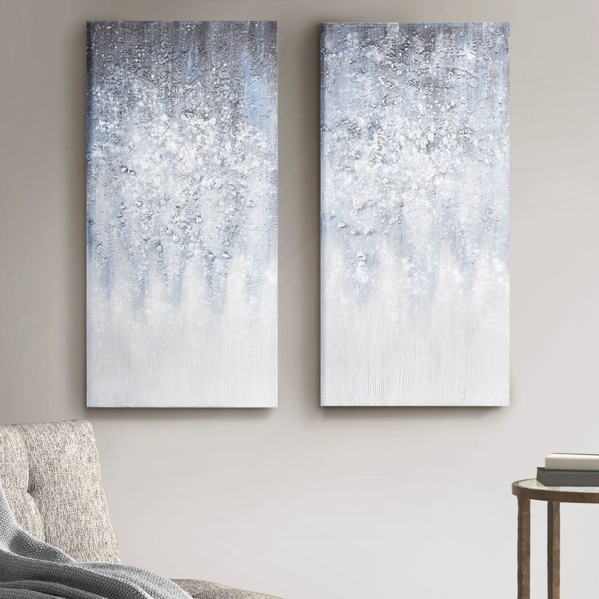 Frosted Reverie™ Winter Glaze Diptych Canvas Art Set