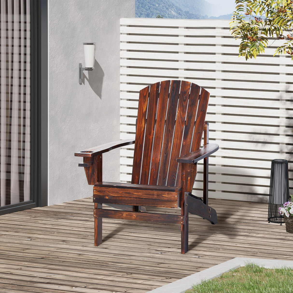 Outsunny Wooden Adirondack Chair