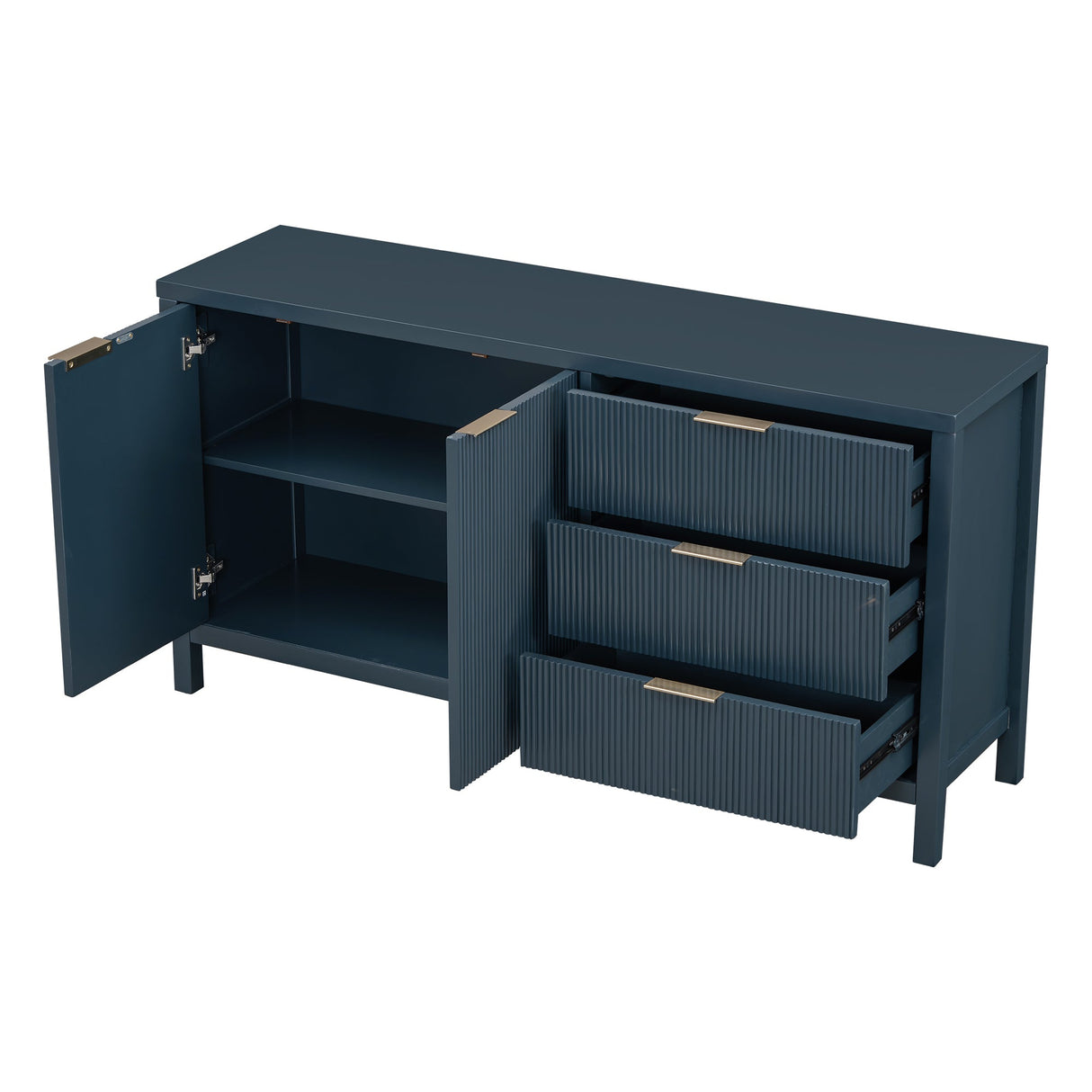 Fluted Sideboard Cabinet