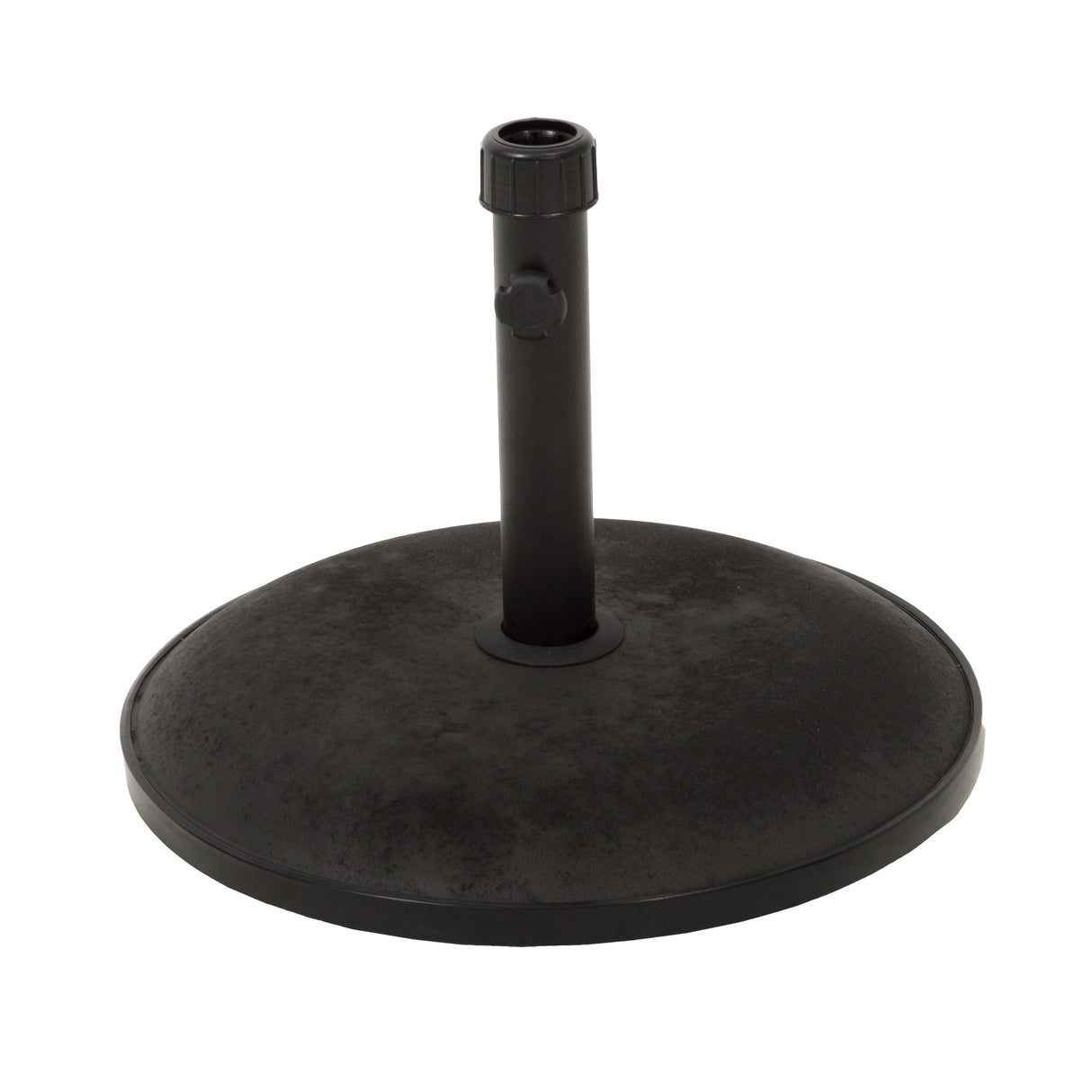 Stylish Concrete Umbrella Base with Iron Support Pole