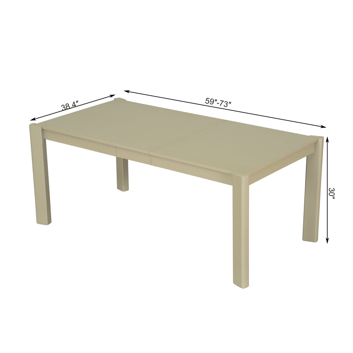 Meridian Extendable Solid Wood & Rattan Dining Set