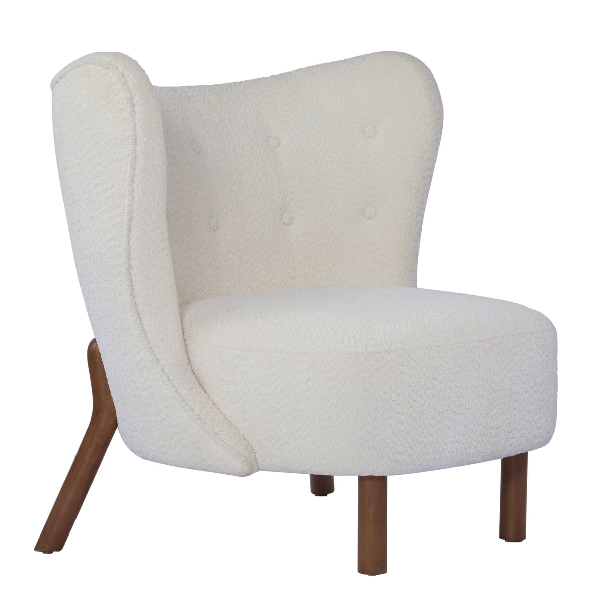 Bella Modern Upholstered Armless Accent Chair