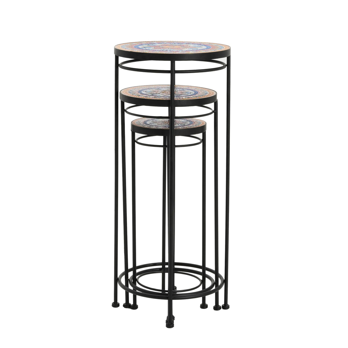 Wesley - Plant Stand - Black / Red