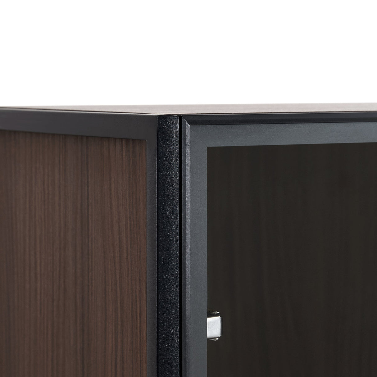 Modern Minimalist 51.2'' Tall Lighted Display Cabinet with Tempered Glass