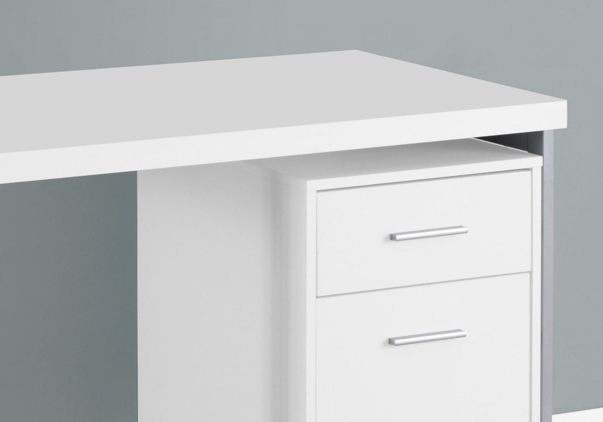 Computer Desk for Home Office with Storage Drawers, Left or Right Setup