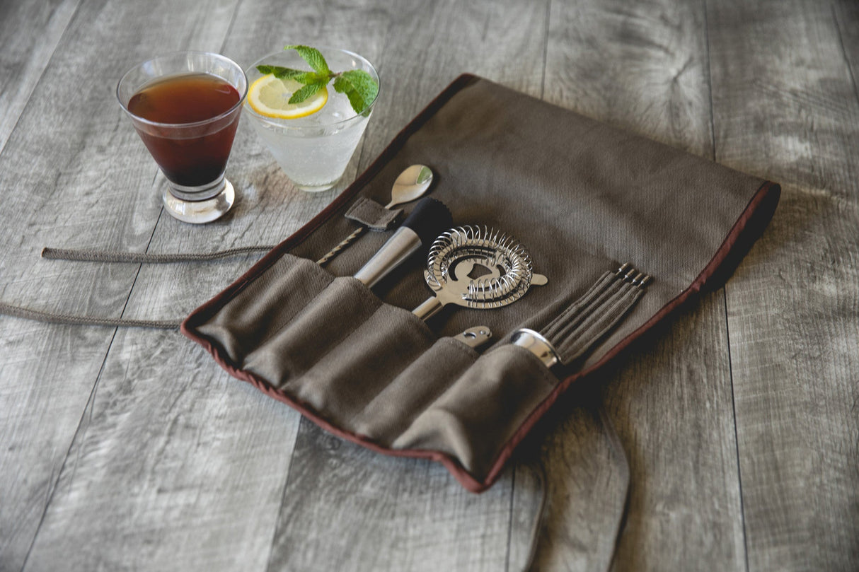 10-Piece Bar Tool Roll Up Kit