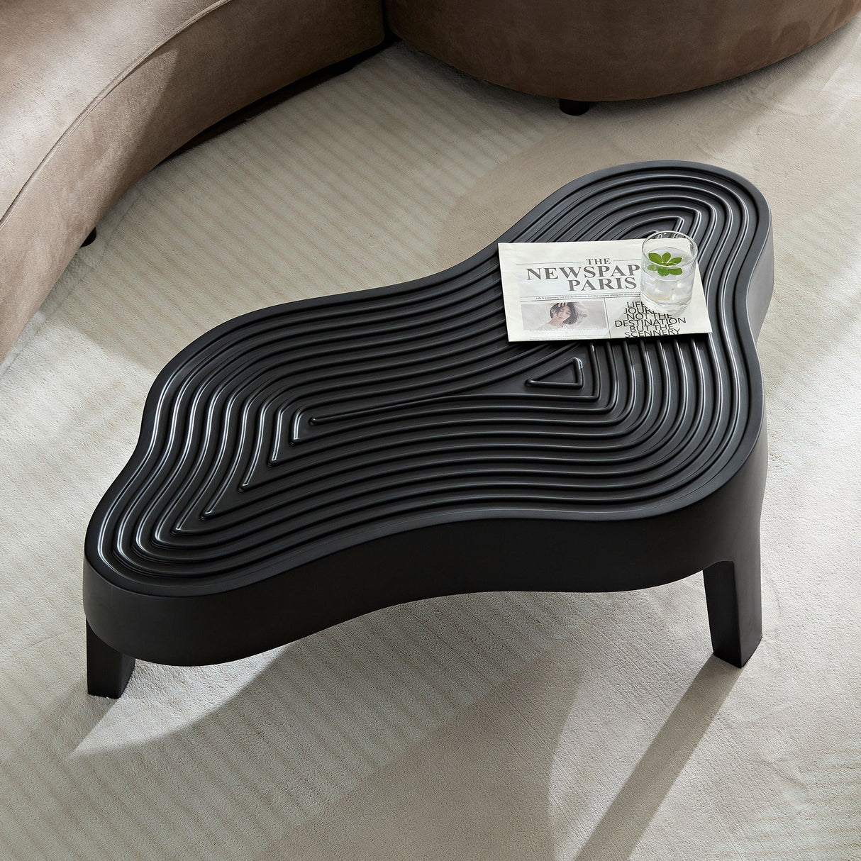 47.24" Fiberglass Cloud Coffee Table