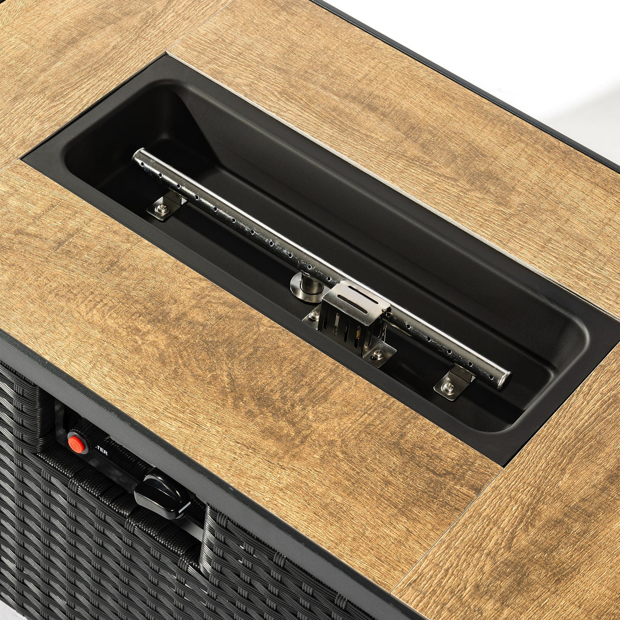 32" Propane Gas Fire Pit Table with Propane Tank Cover