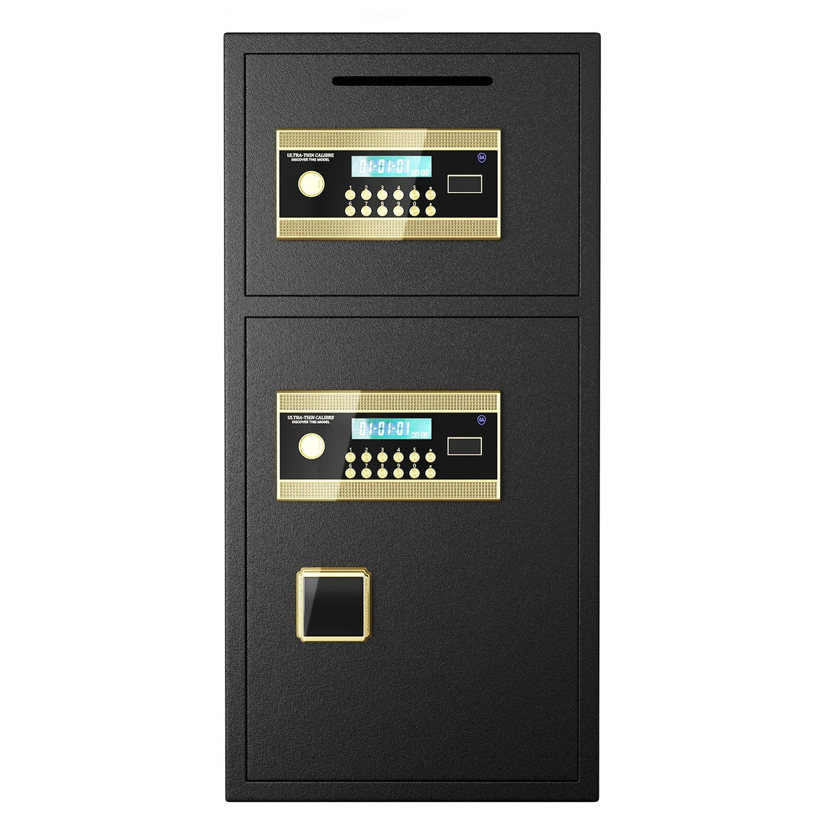 Large Double Door Coin Operated Safe, Digital Security Safe With Fireproof And Waterproof Bag