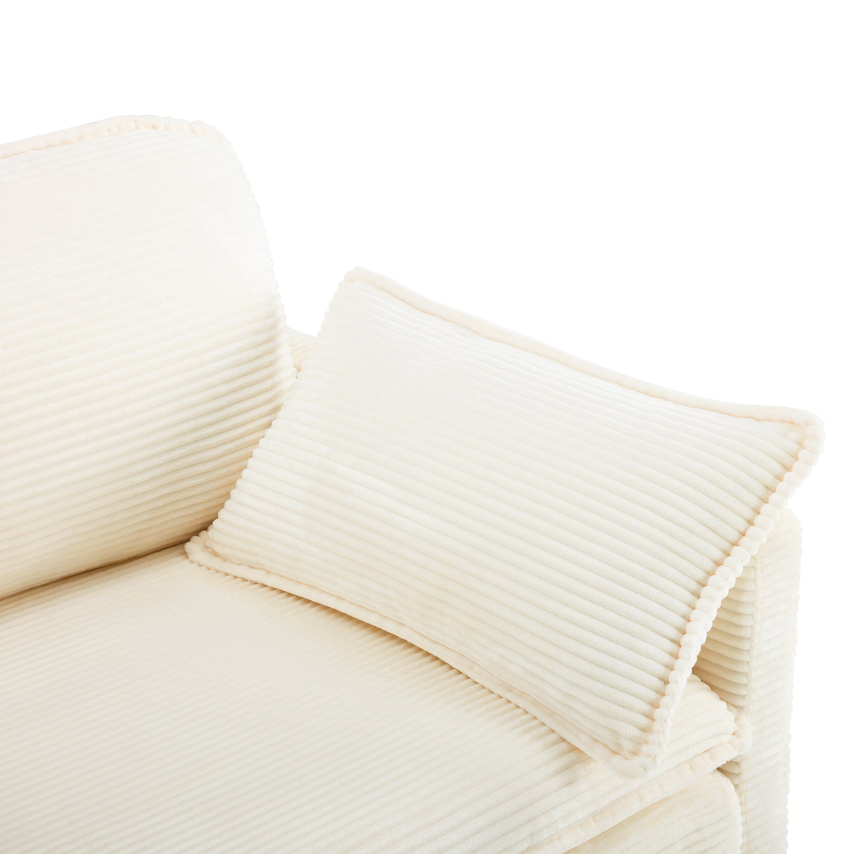 69" Plush Cloud Loveseat: Modular 2-Seater Sectional Sofa