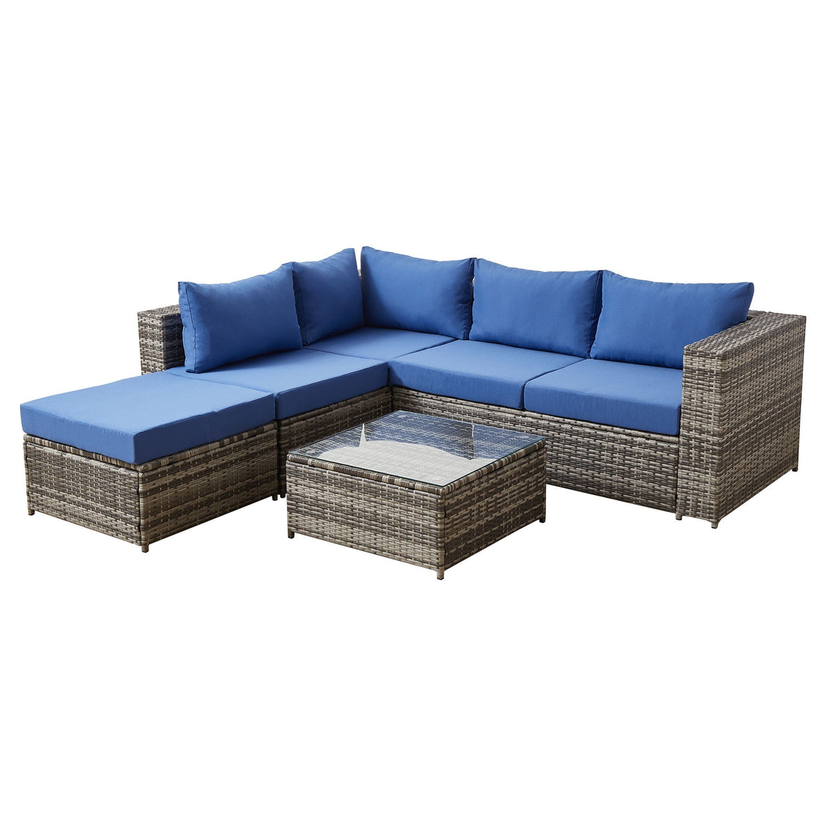 Patio Sofa With Cushions