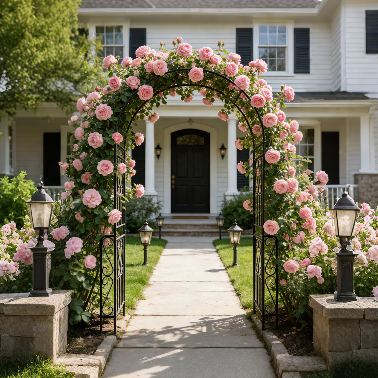 Metal Garden Arch W55'' x H94.5''