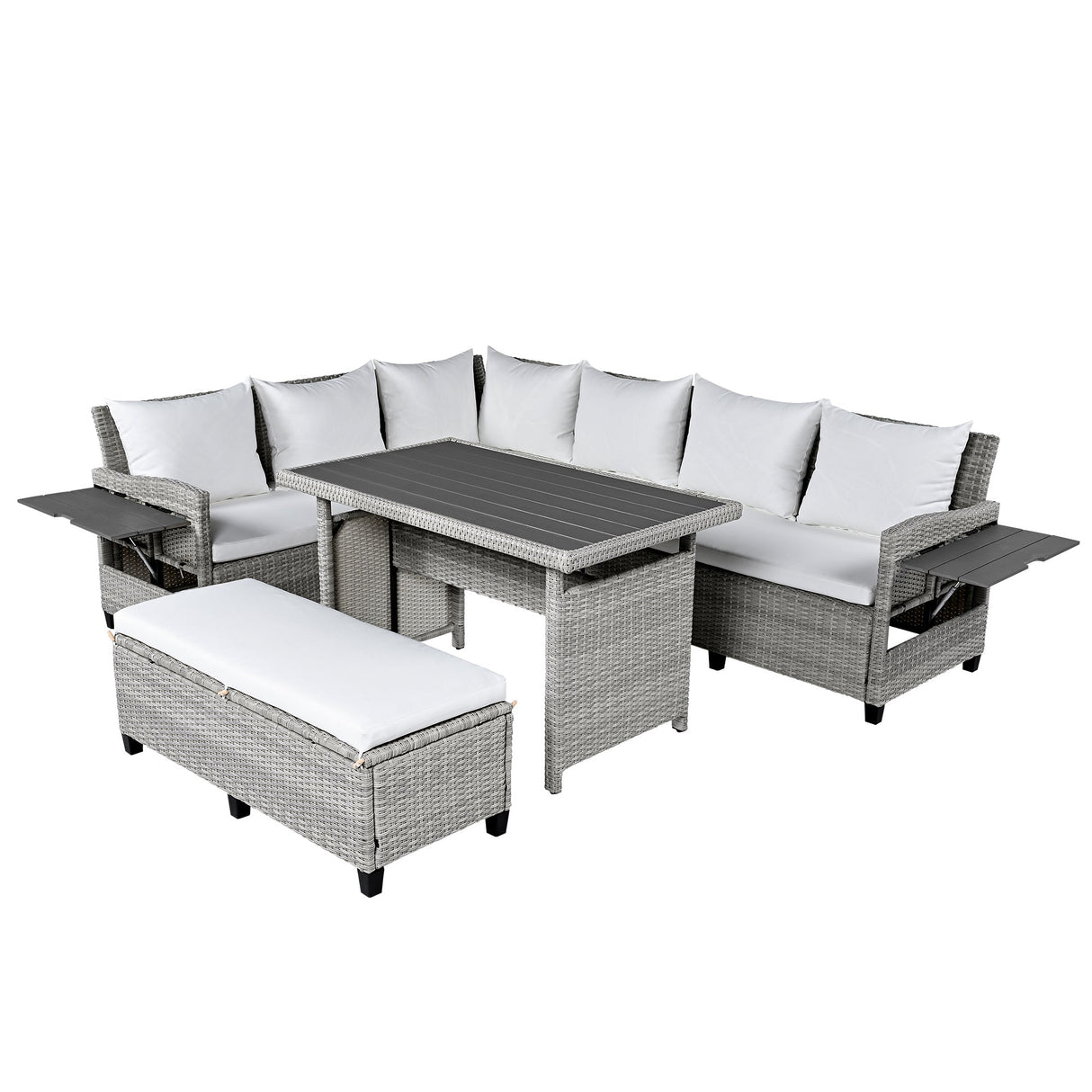 Tomax 5-Piece Outdoor Patio Rattan Sofa Set