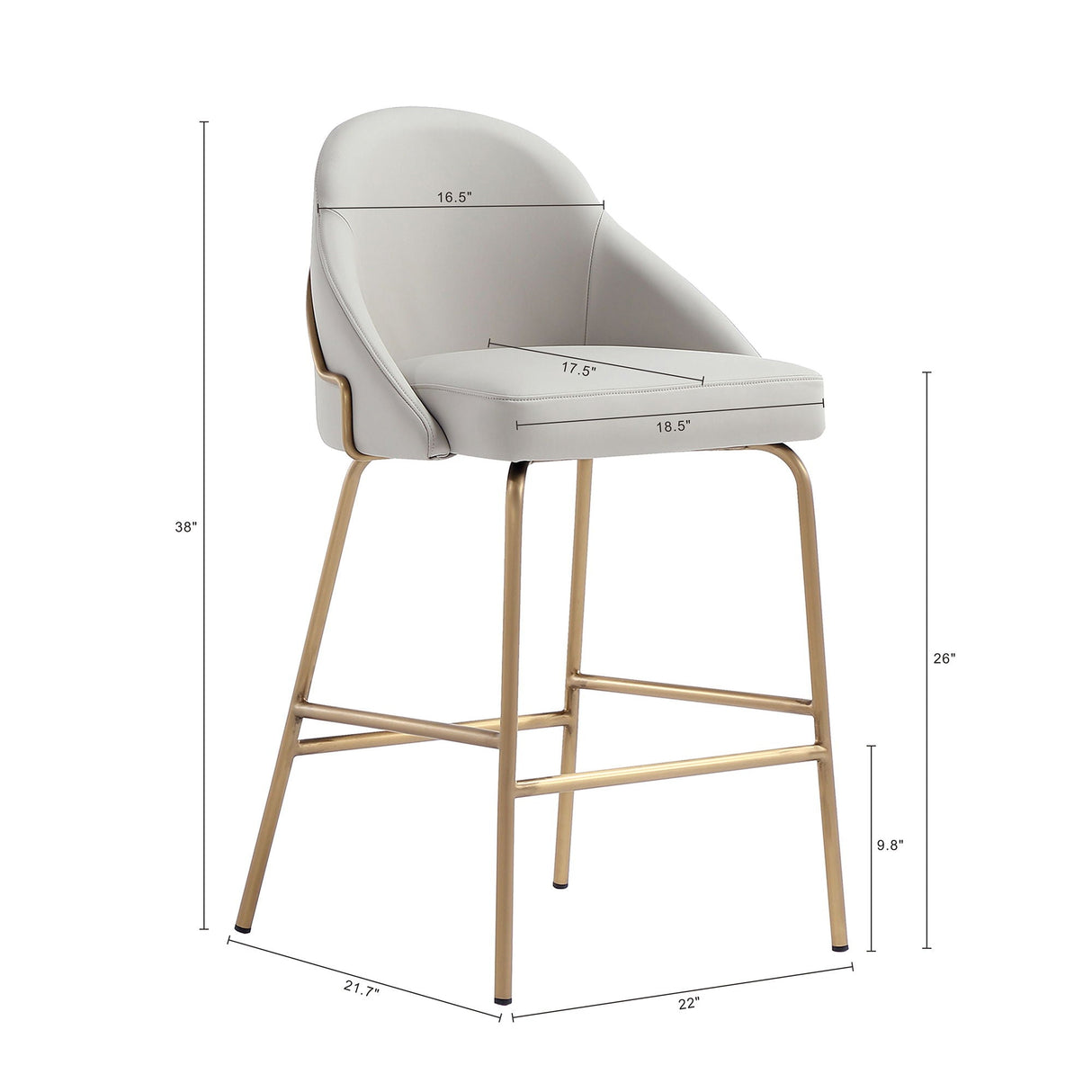 Gracie - Counter Stool
