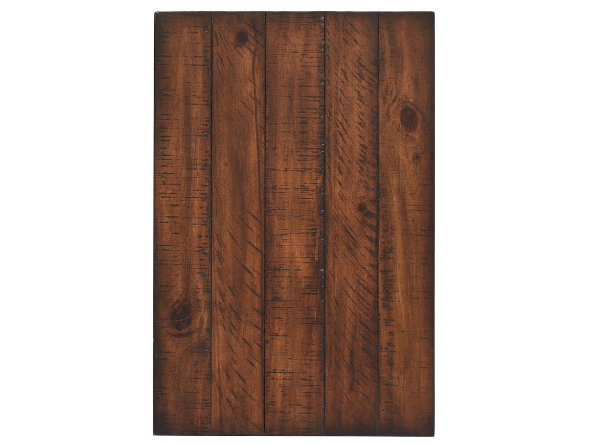 Cottage Lane - Wood Rectangular Chair Side End Table - Coffee