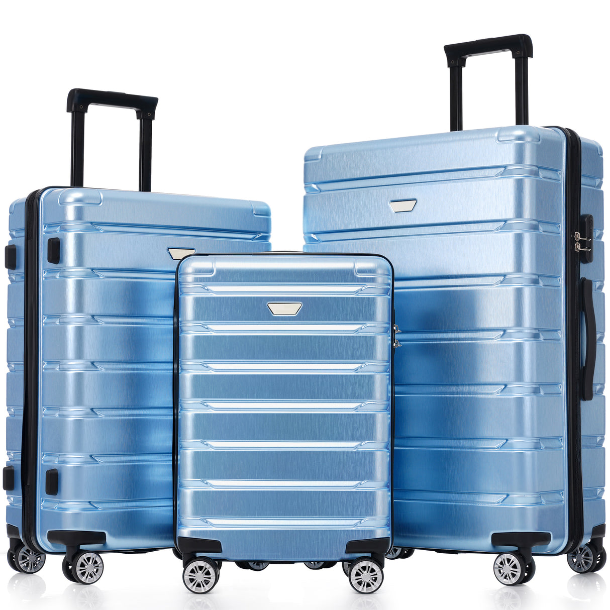 Hardshell-Luggage-Set-3-Piece,-(20/24/28-Inch)-Luggage-Sets