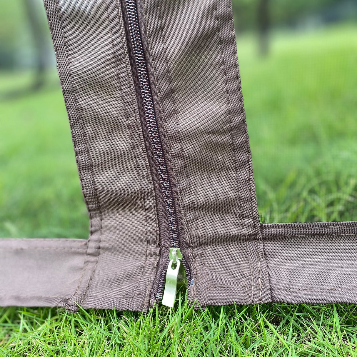 13 x 10 ft Patio Gazebo Tent with Ventilated Double Roof and Mosquito Net