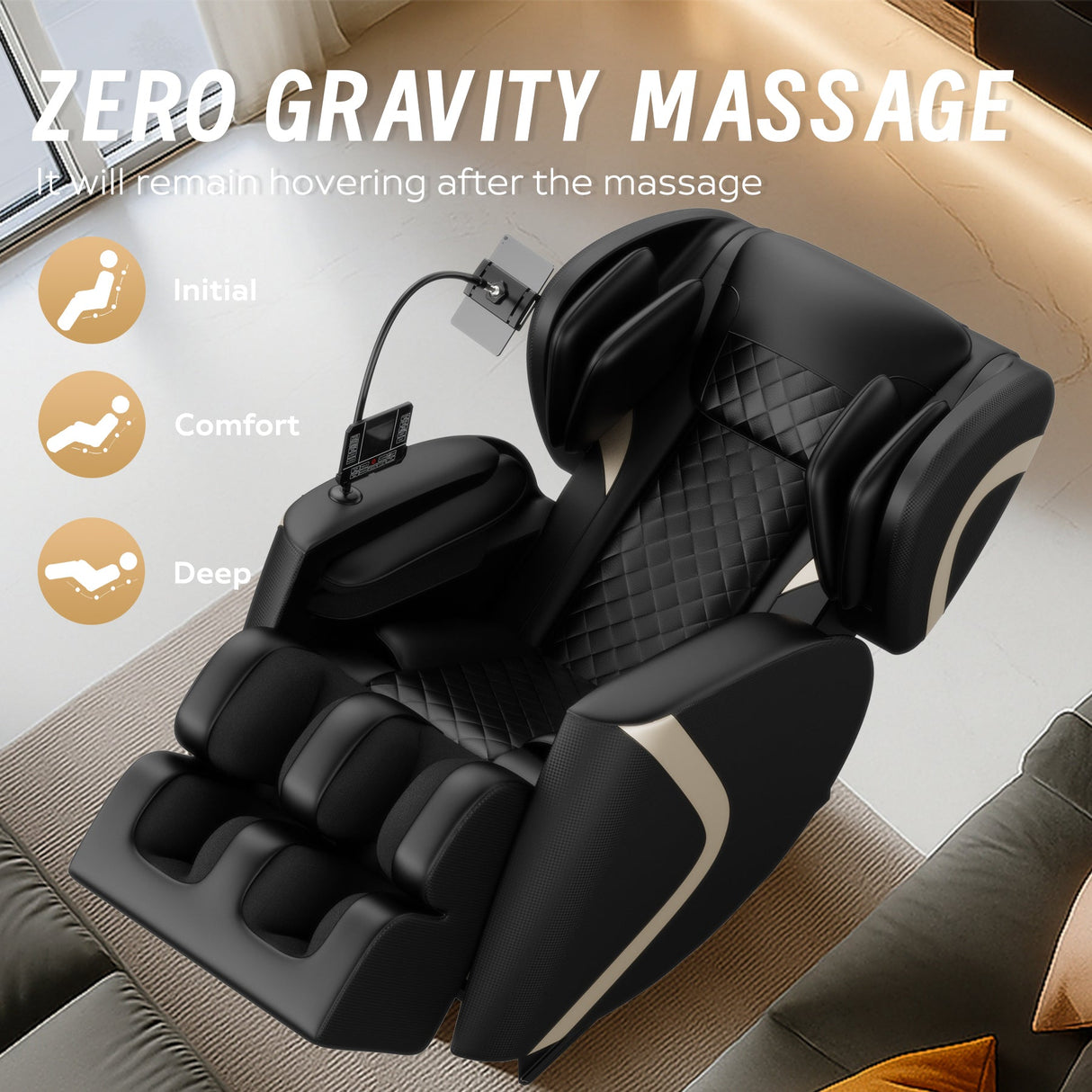 Massage Chair Recliner with Zero Gravity and Full Body Air Pressure