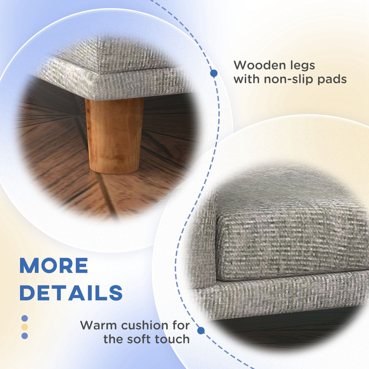 PawHut Dog Sofa Couch Pet Bed with Comfortable Luxury Cushion