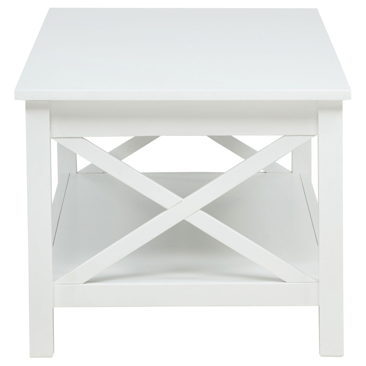 Skyview 44-inch Rectangular Lift Top Coffee Table White