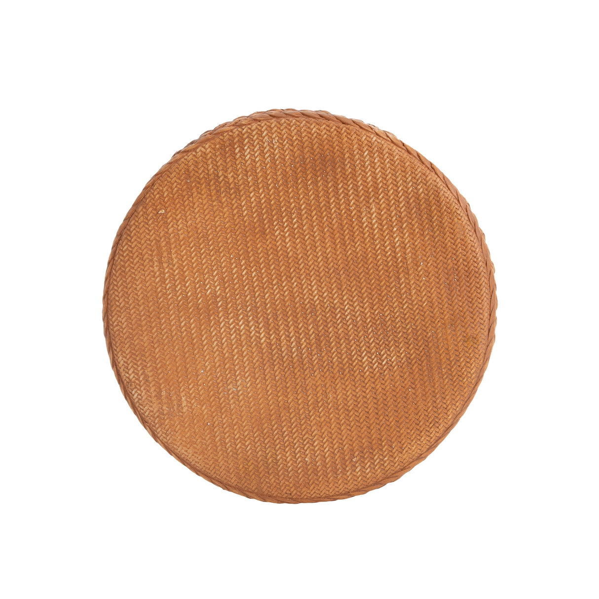 Evie Outdoor Patio Round MGO Side Table Brown